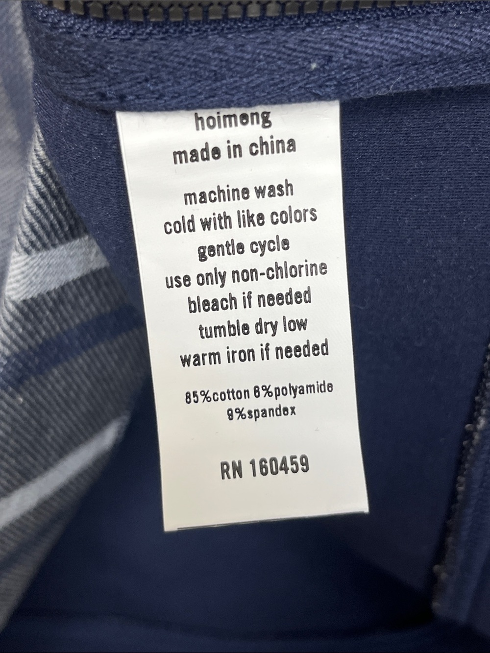 O. N. S. - Navy & Gray Angelo Crew Sweatshirt with side zippers on each side - Picture 6 of 6